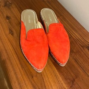Authentic Prada Suede espadrilles size 41